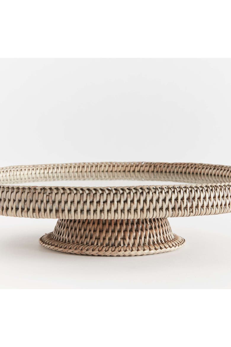 Burma Rattan Serving Stand, Alternate, color, Gray