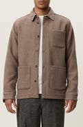 Les Deux Wool Blend Overshirt