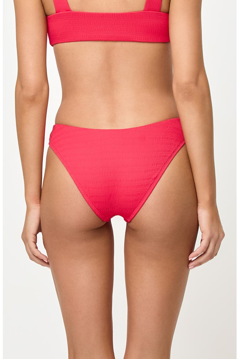 Rocky Full Pucker Textured Bikini Bottoms, Alternate, color, POUT
