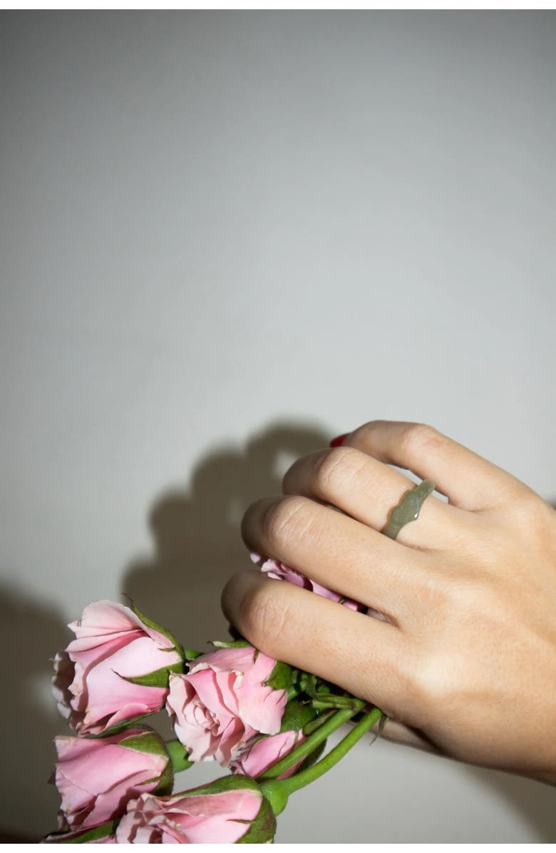 seree Heart Jade ring, Alternate, color, Light Green