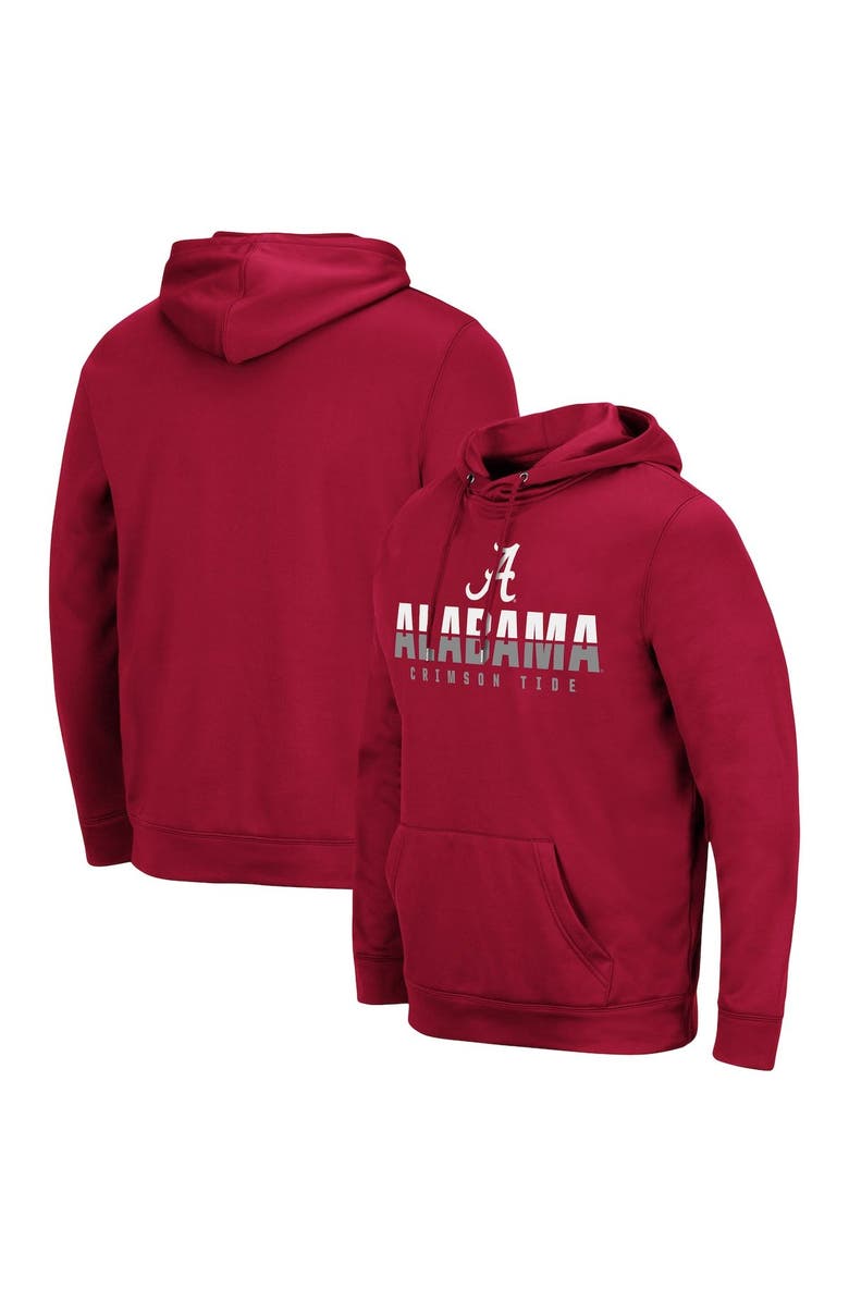 COLOSSEUM Men's Colosseum Crimson Alabama Crimson Tide Lantern Pullover Hoodie, Main, color, Crimson