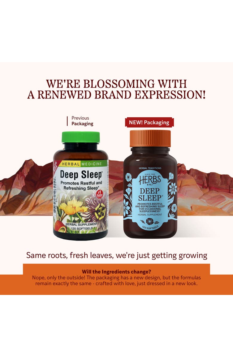 Herbs Etc. Deep Sleep Herbal Sleep Support Softgels, 120 Count, Alternate, color, NO COLOR