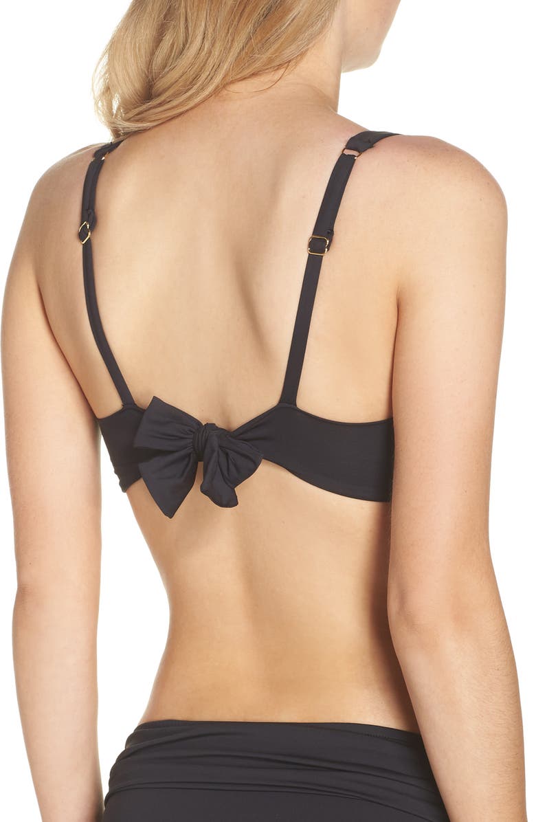 Tommy Bahama Pearl Twist Front Underwire Bikini Top, Alternate, color,