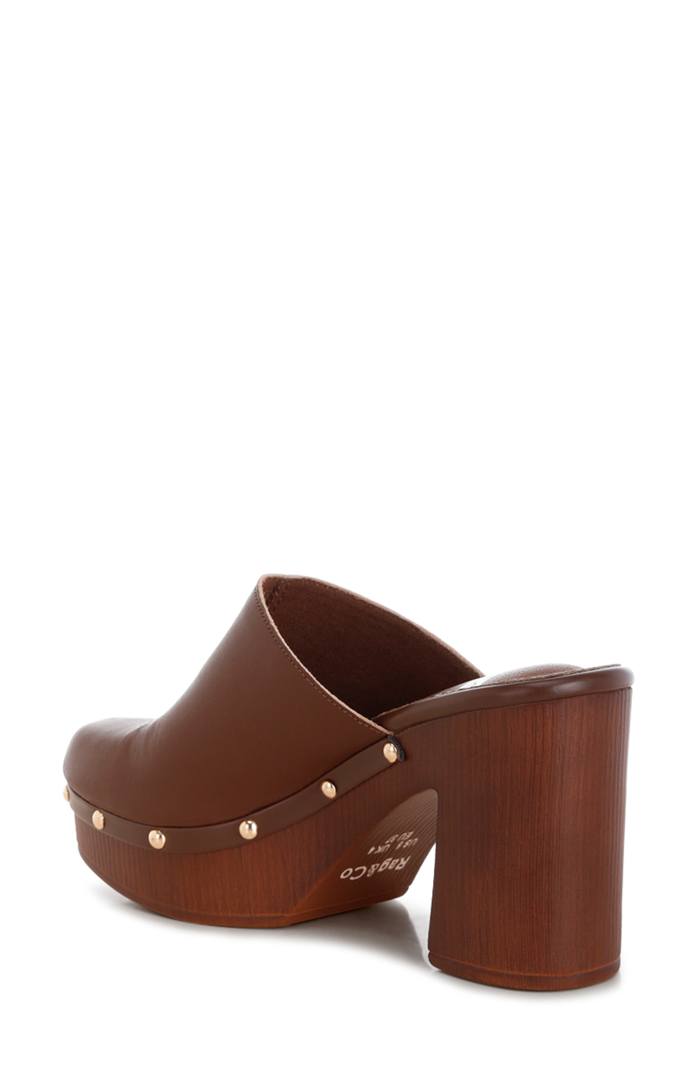 Benji Block Heel Platform Clog - image 4