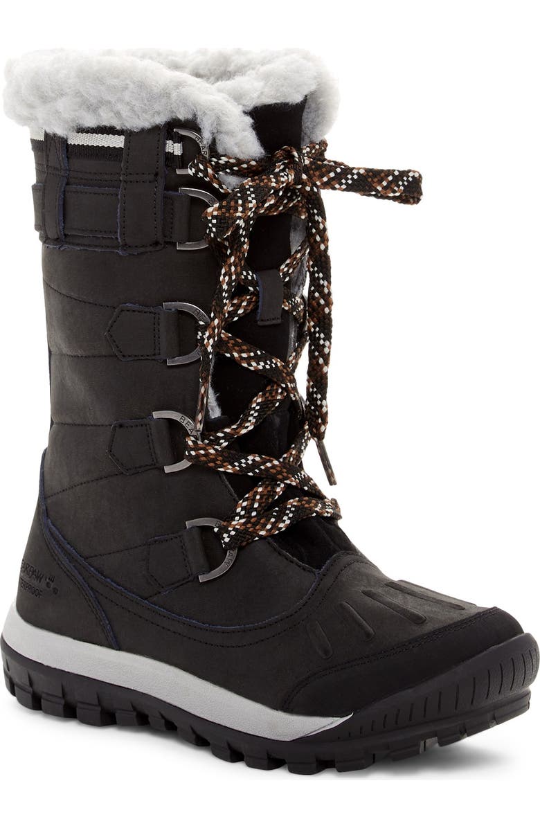 BEARPAW Desdemona Genuine Sheepskin Lined Lace-Up Boot, Main, color,