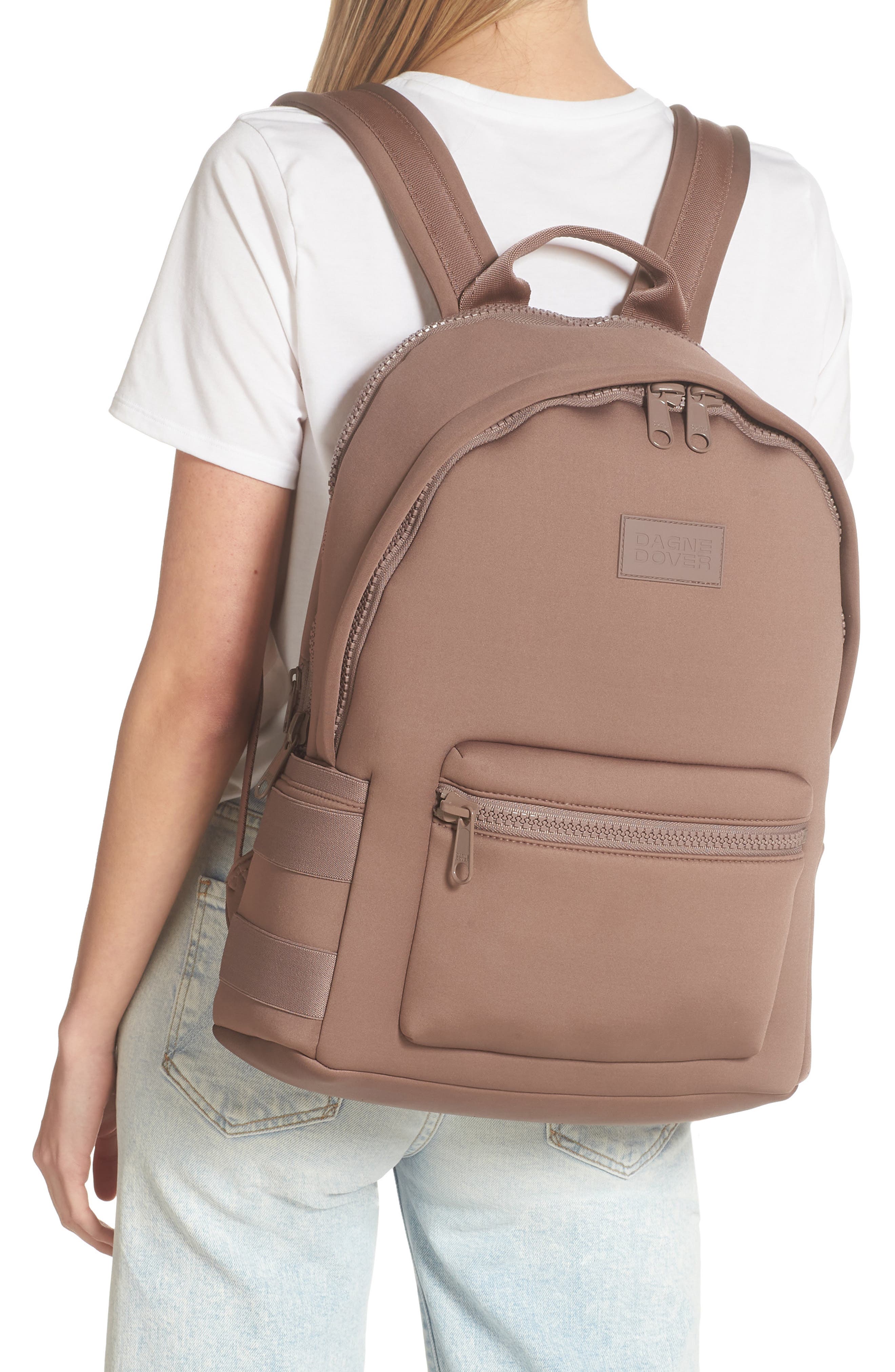 Dakota Large Neoprene Backpack, Alternate, color, DUNE