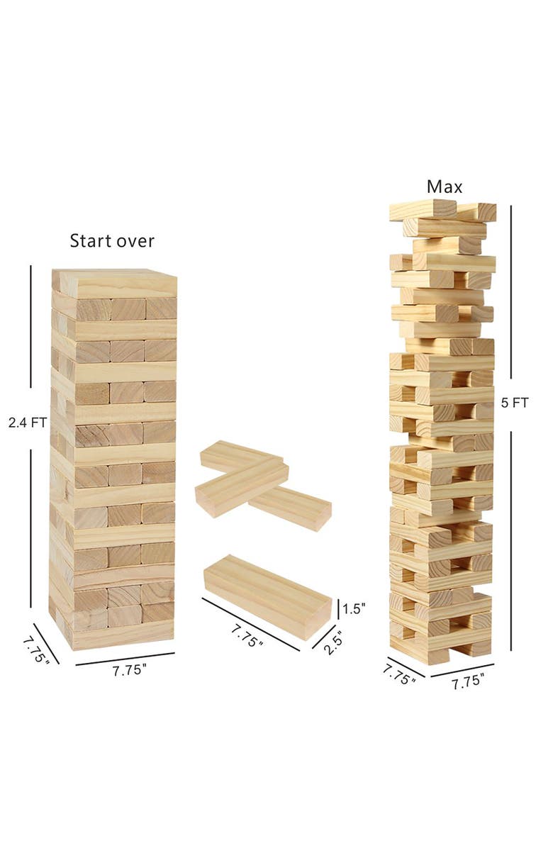 Trimate Tumbling Tower Giant 28", Alternate, color, Multicolored