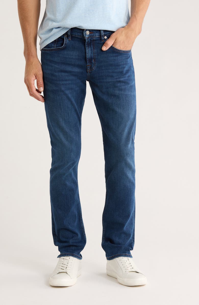7 For All Mankind The Straight Stretch Jeans, Main, color, Dayton