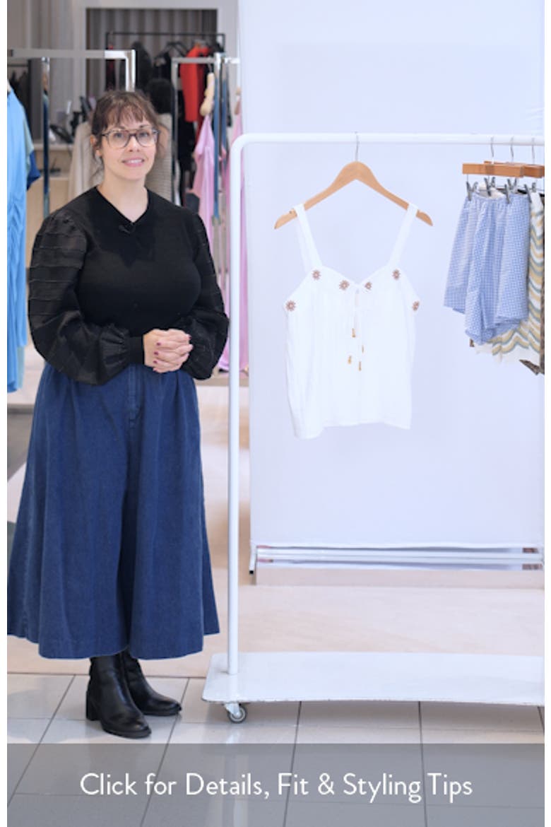 Tie Front Cotton Gauze Top video