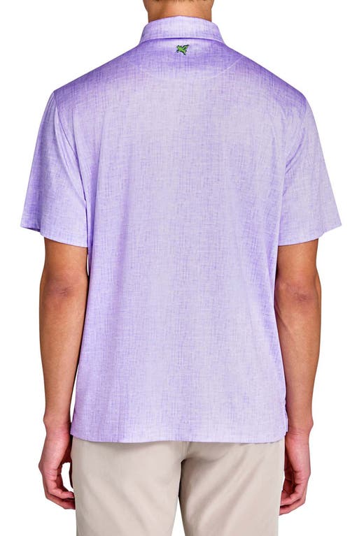 Construct Chambray Polo In Lilac