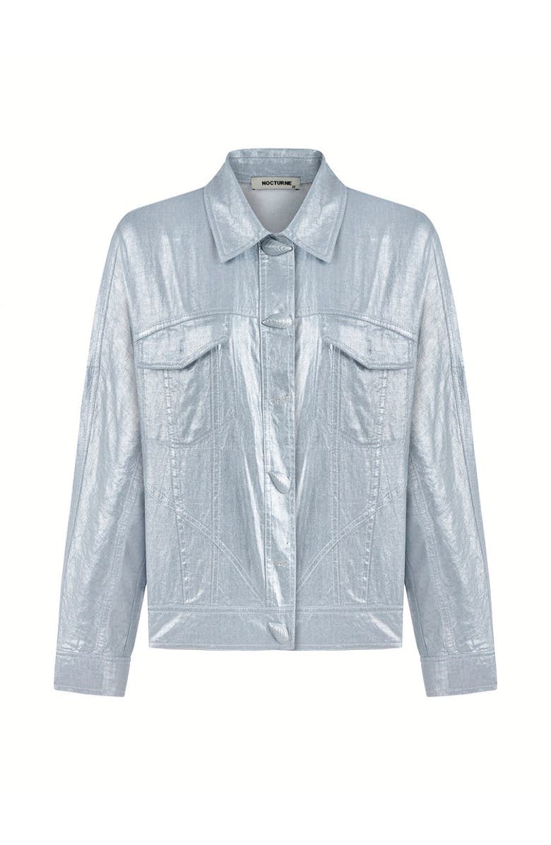 Nocturne Metallic Shell Detailed Jacket, Alternate, color, 