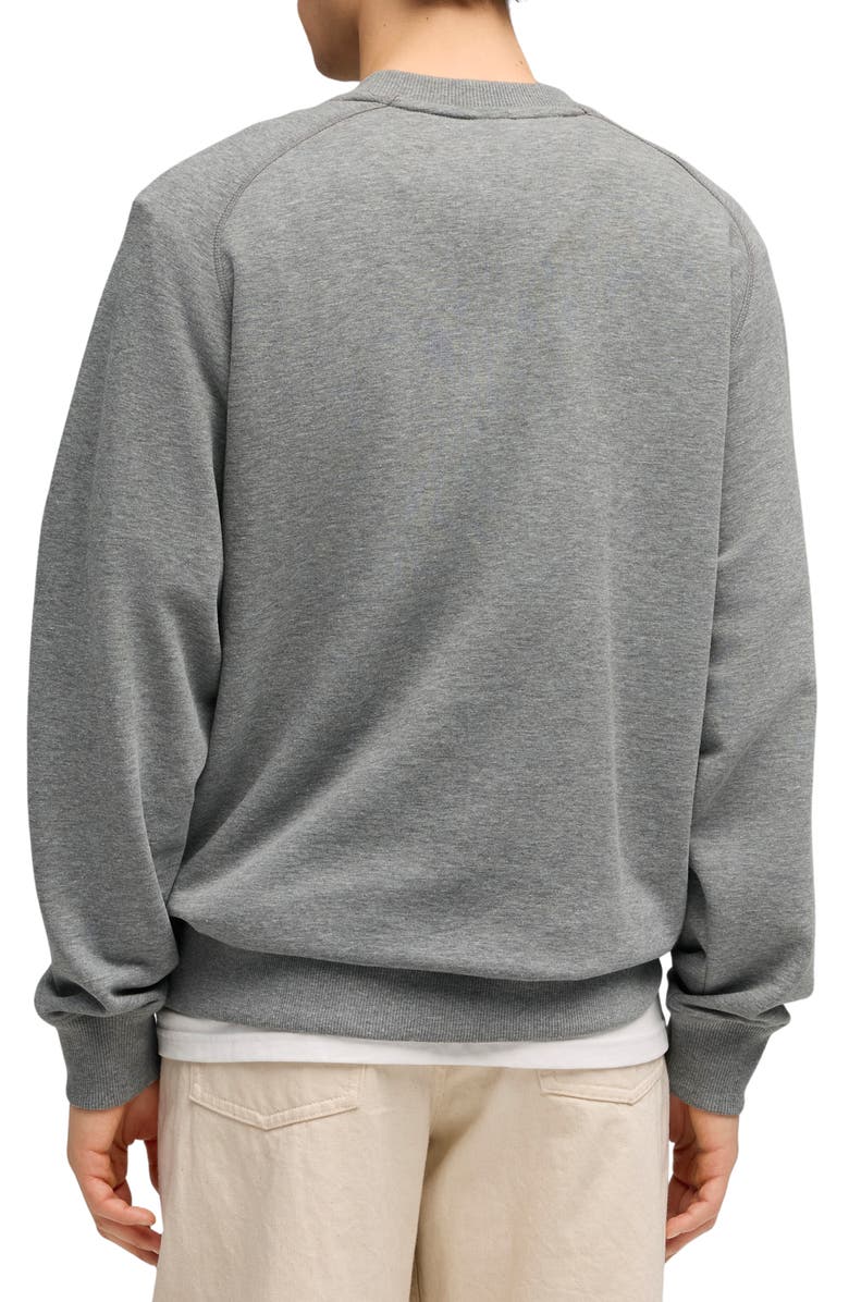 PUMA Scuderia Ferrari Sportswear Shield Crewneck Sweatshirt, Alternate, color, Medium Gray Heather