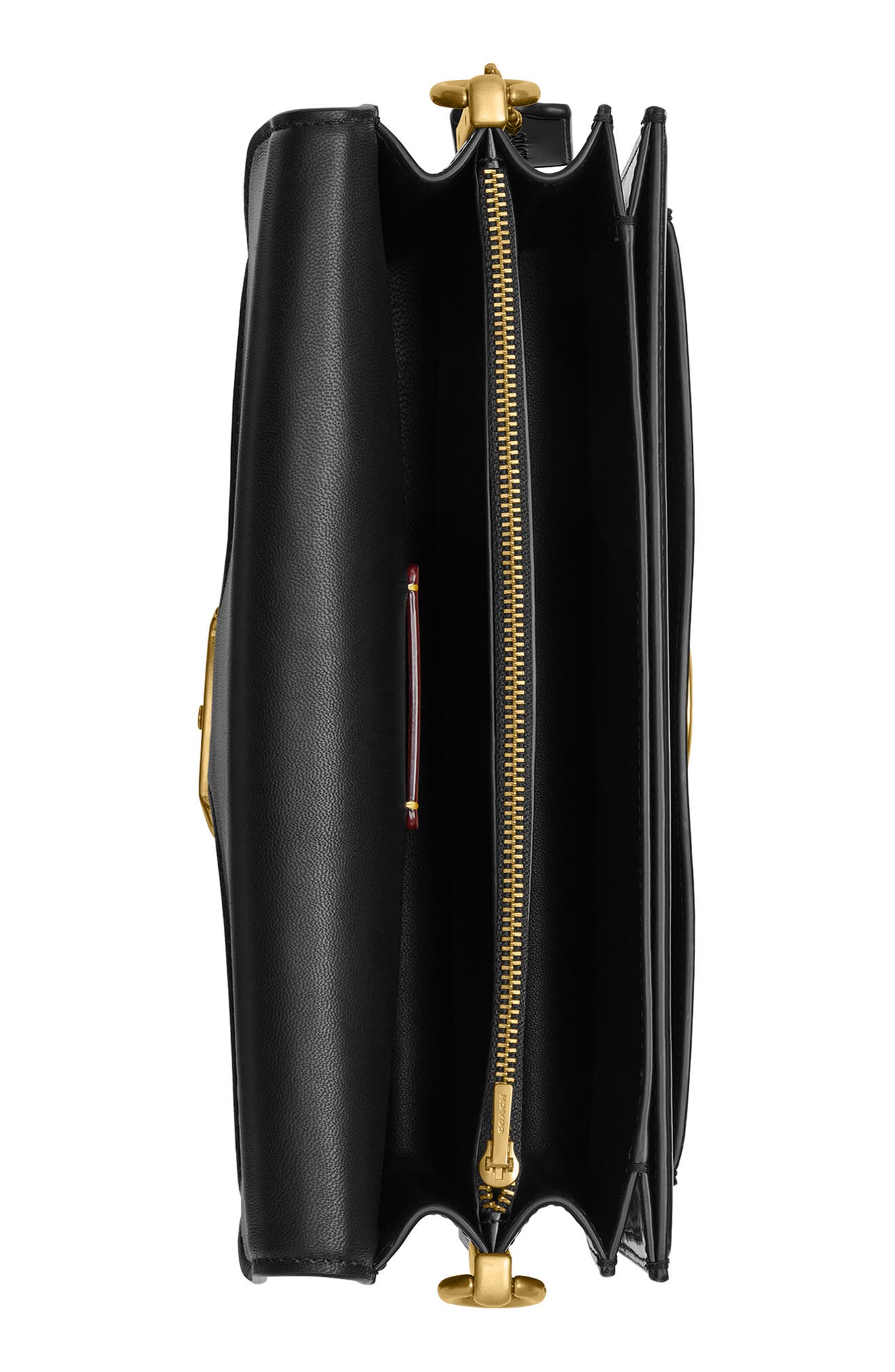 COACH Tabby Spazzolato Leather Shoulder Bag, Alternate, color, 