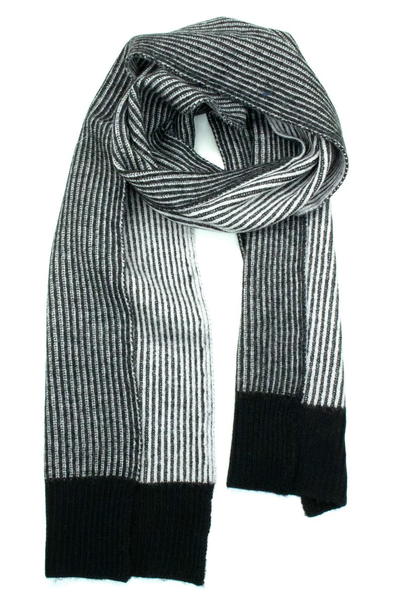 Portolano Double Face Merino Wool Scarf, Main, color, 
