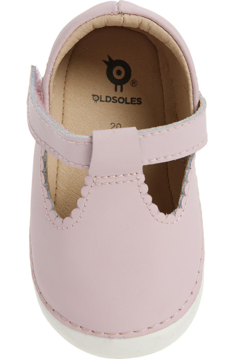 OLD SOLES Pave T-Strap Sneaker, Alternate, color, Chalk Pink / Snow