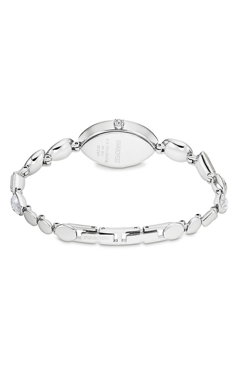 Swarovski Gema Crystal Bracelet Watch, 27mm x 20mm, Alternate, color, Silver