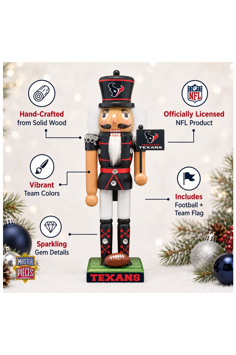 Houston Texans Collectible Nutcracker, Alternate, color, Multicolor