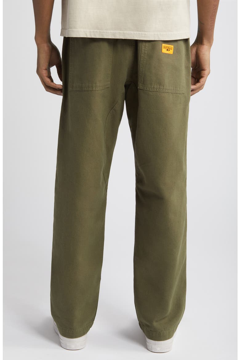 Cotton Canvas Chef Pants, Alternate, color, OLIVE