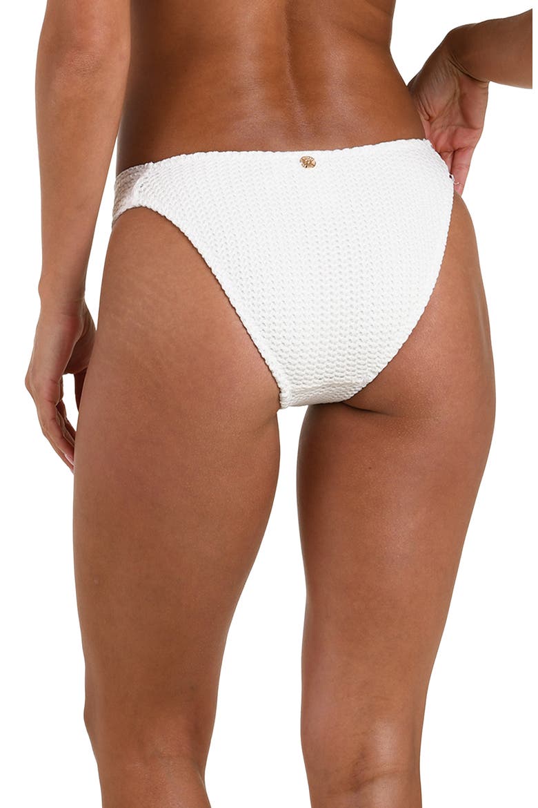 Flora Flair French Cut Bikini Bottoms, Alternate, color, IVORY