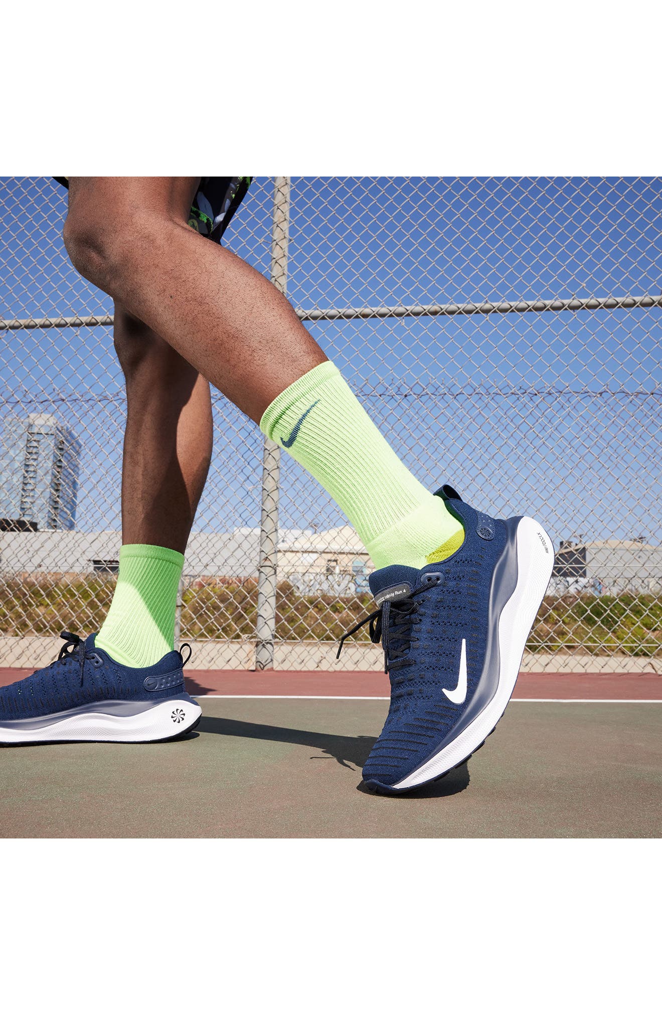 Nike InfinityRN 4 Running Shoe, Alternate, color, College Navy/ Platinum Tint