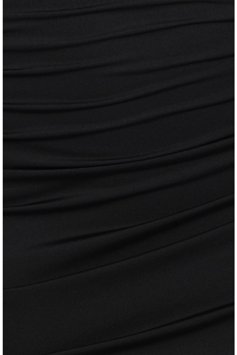 Hansen Halter Midi Dress, Alternate, color, BLACK