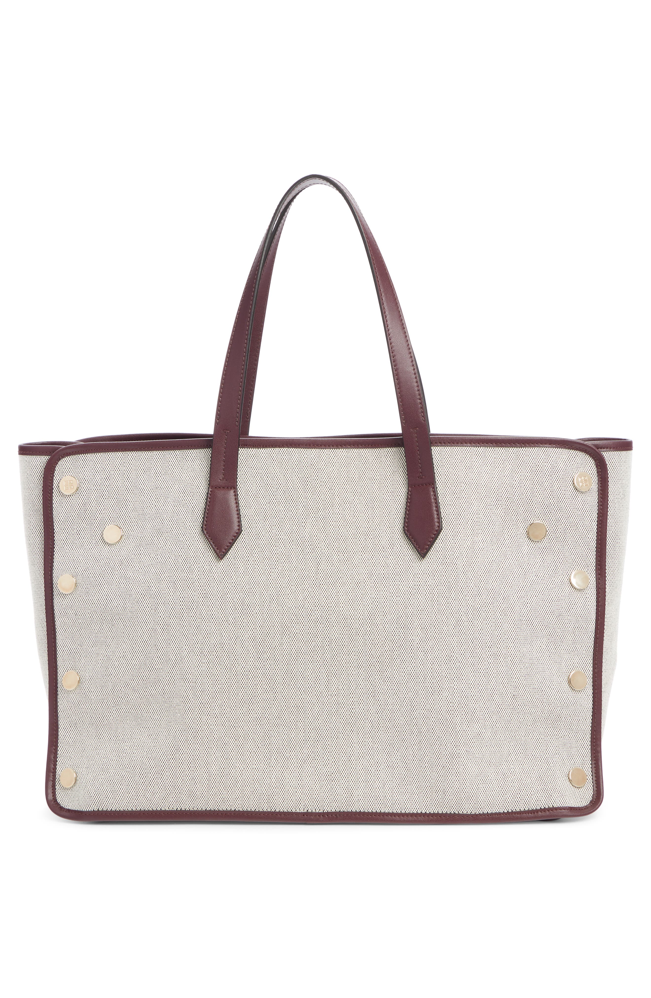 Givenchy Medium Canvas & Leather Shopper, Alternate, color, 