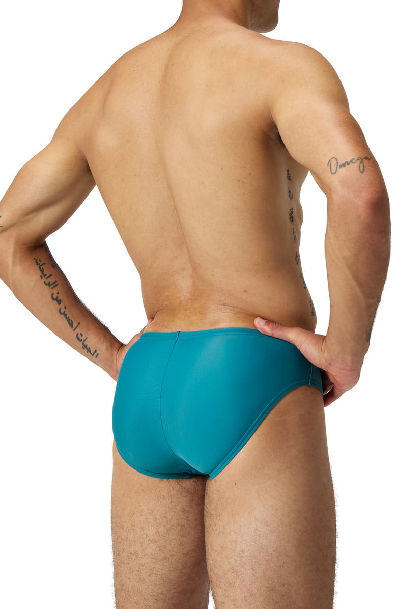 Speedo<sup>®</sup> Solar Performance Swim Briefs, Alternate, color, Green