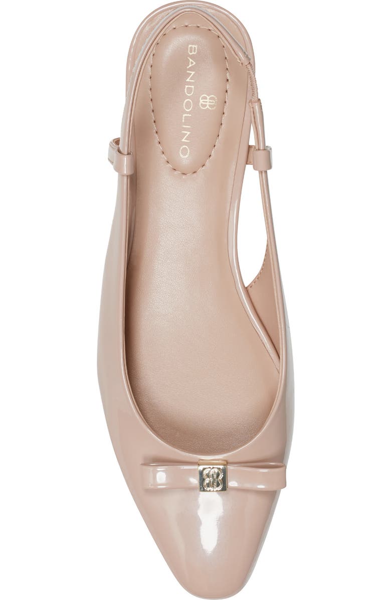 Bandolino Andies Slingback Pump, Alternate, color, Light Natural Patent