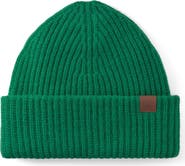 Mulberry Chunky Ribbed Beanie