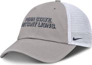 Nike Men's Nike Gray Penn State Nittany Lions 2025 Gameday On-Field Club Adjustable Trucker Hat