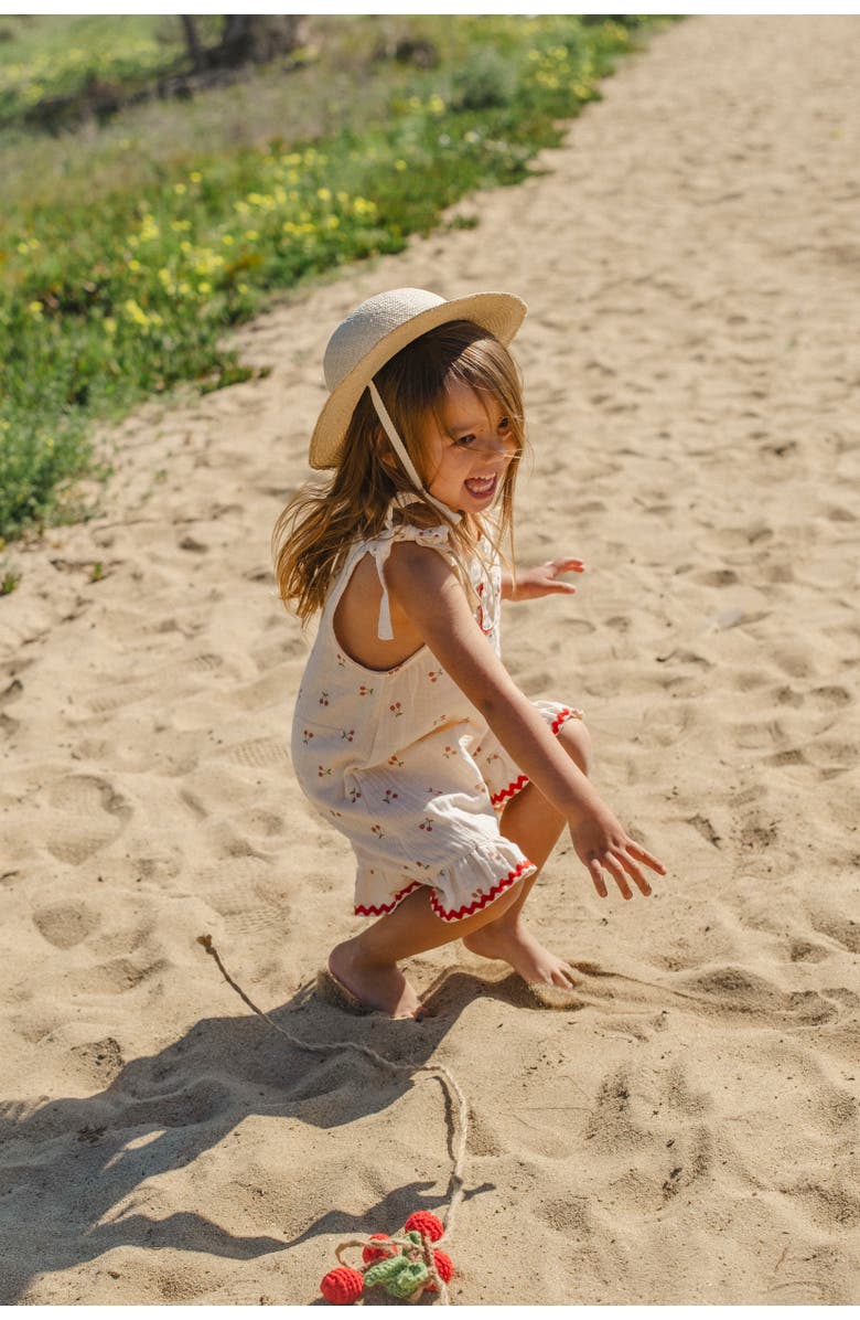 Wild Wawa Isola Romper, Alternate, color, Cherry
