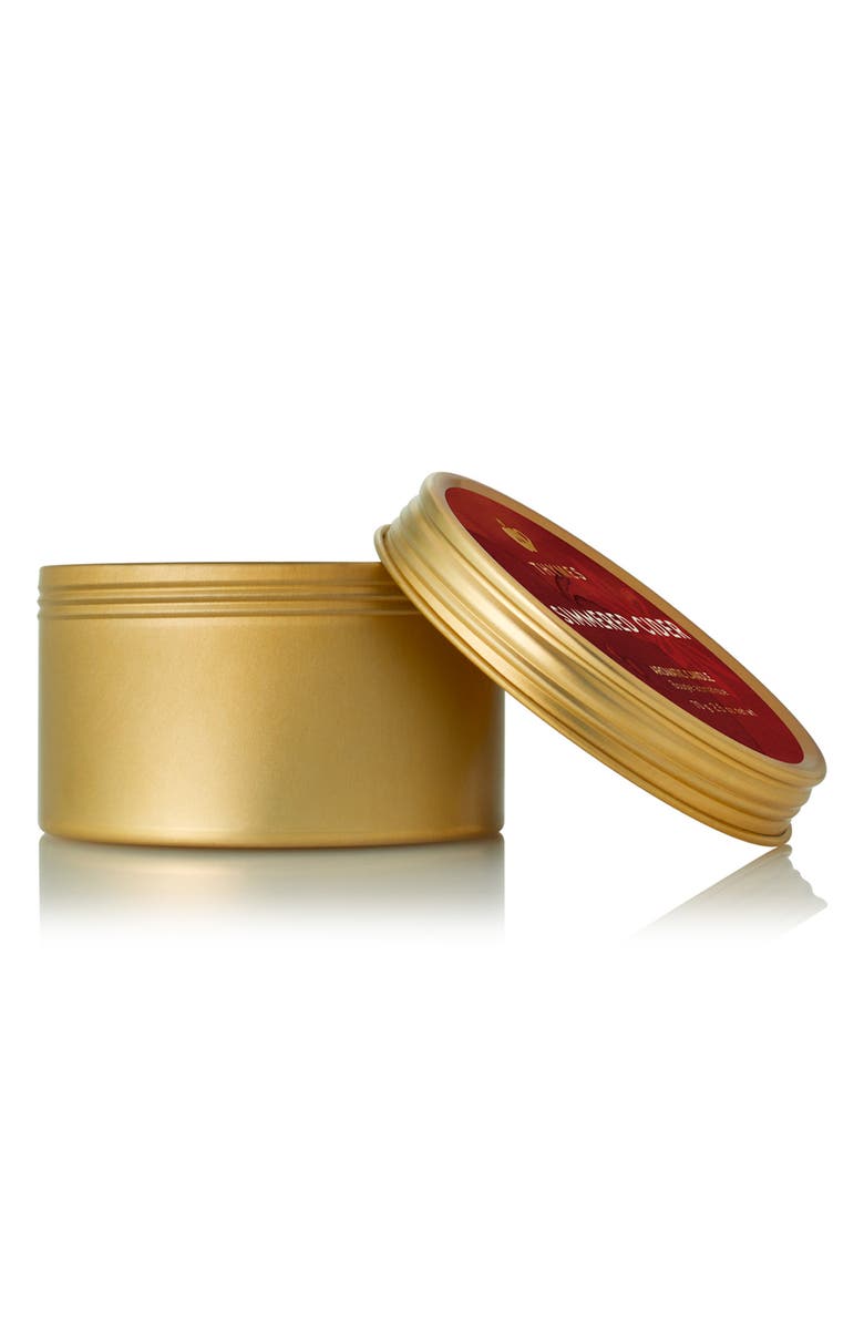 Thymes Simmered Cider Travel Tin Candle, Main, color, 