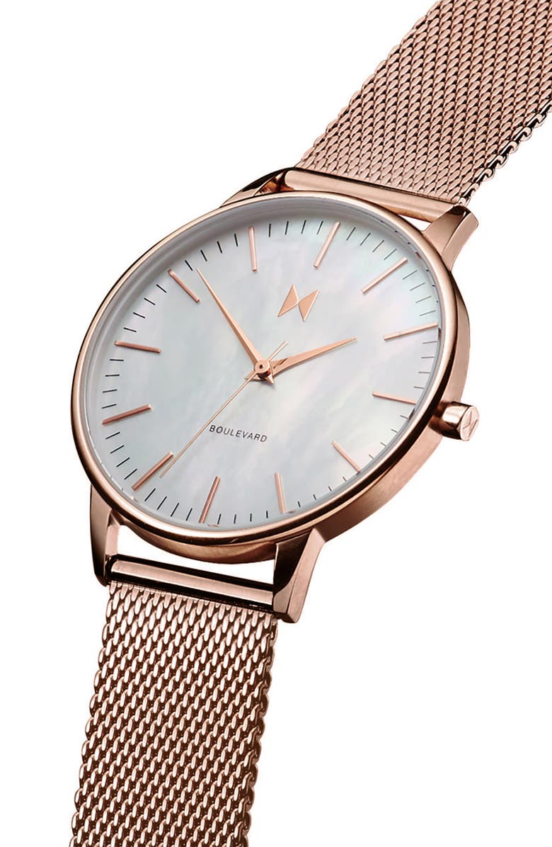 MVMT WATCHES Women's Sunset Mesh Strap Watch, 38mm, Alternate, color,
