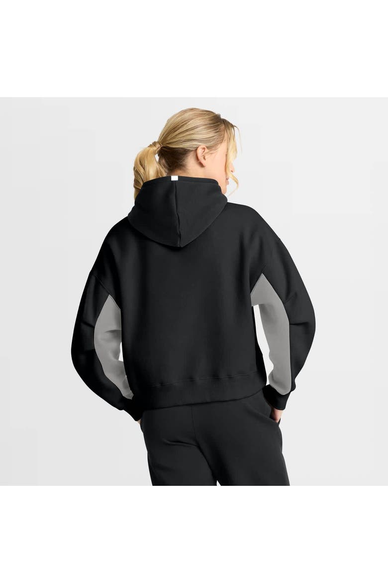 Women's Fanatics Black Los Angeles Kings Back Check Boxy Hoodie, Alternate, color, Black