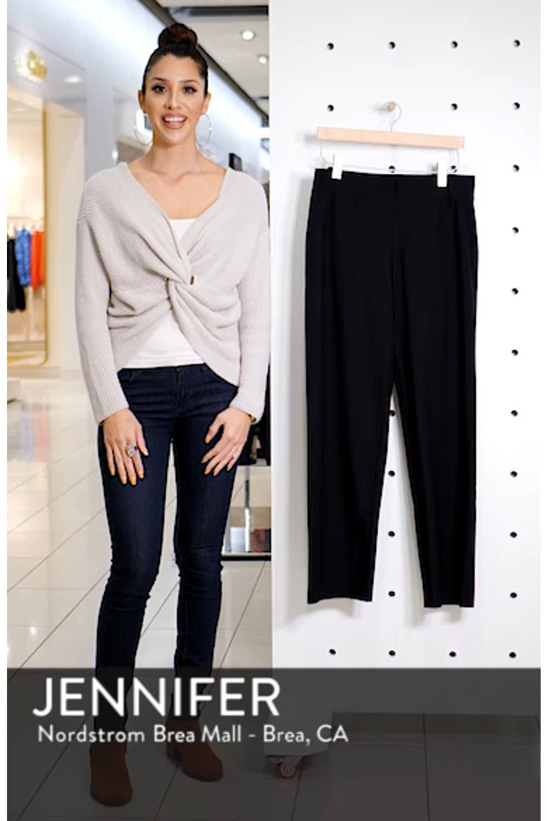 Straight Leg Crepe Pants video