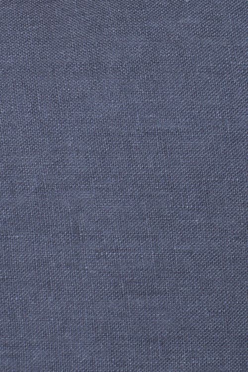 Anaya So Soft Linen Down Pillow In Navy Blue
