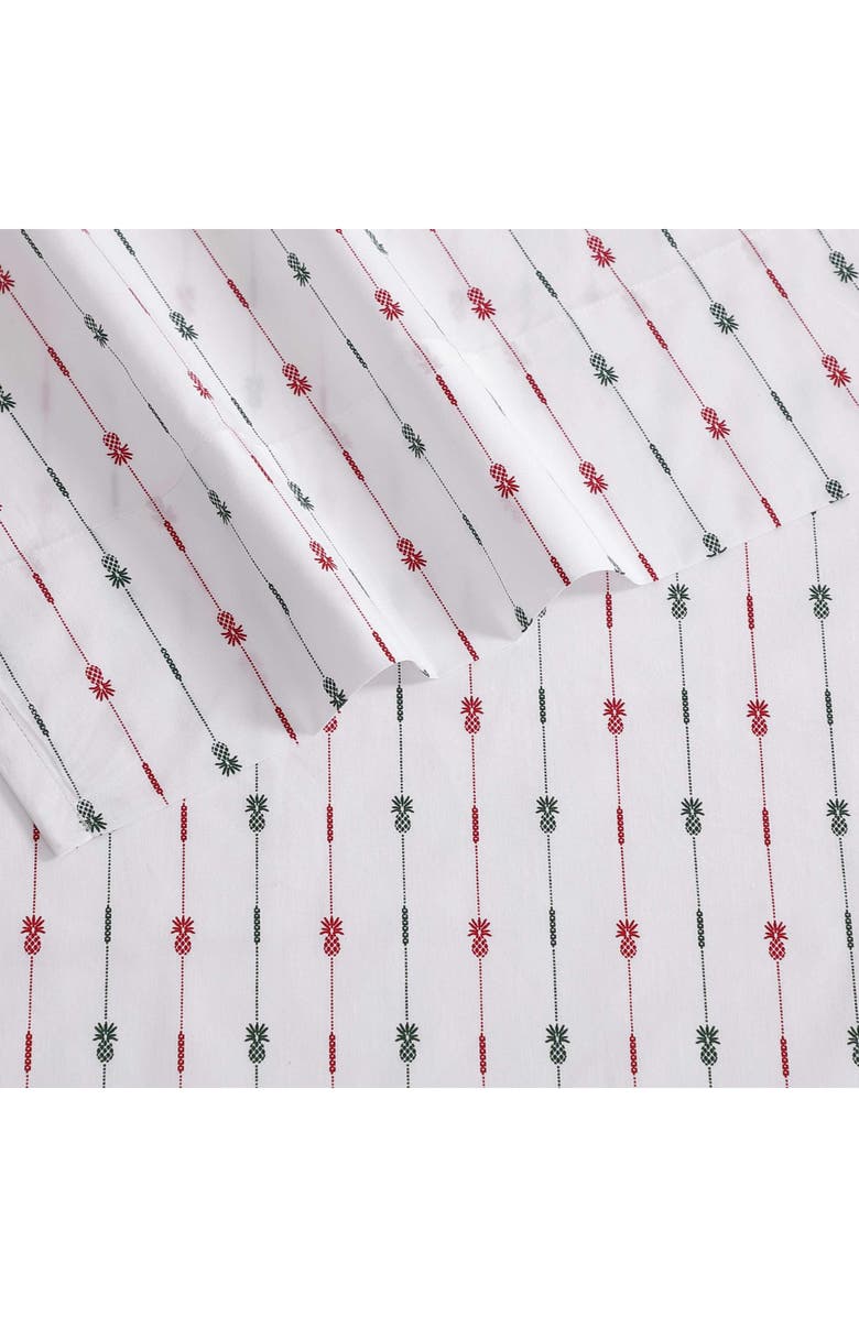Tommy Bahama Pineapple Pinestripe Cotton Sateen Sheet Set, Alternate, color, 