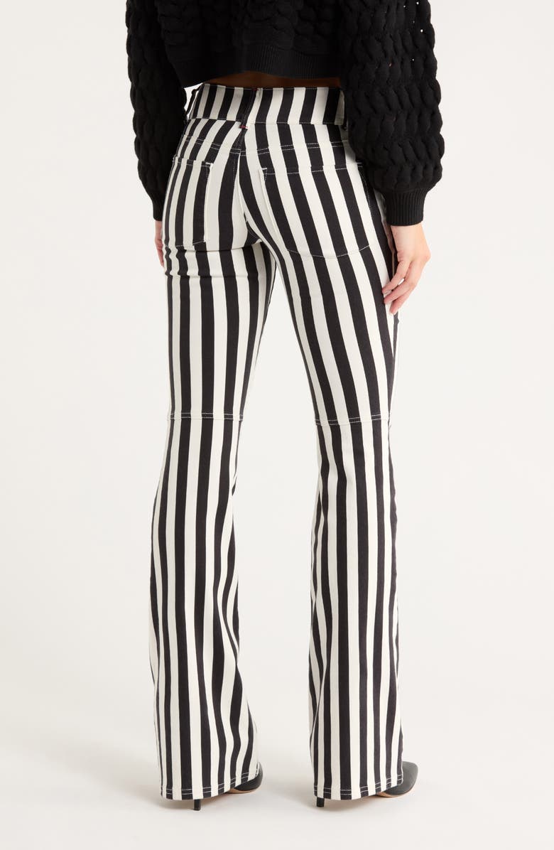 Alice + Olivia Stacey Low Rise Bell Bottom Jeans, Alternate, color,