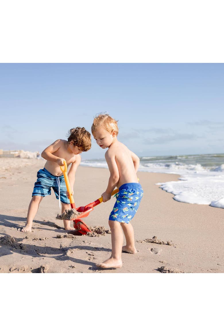 Children's Long Handled Heavy Duty Beach Shovel, Alternate, color, Red Multi