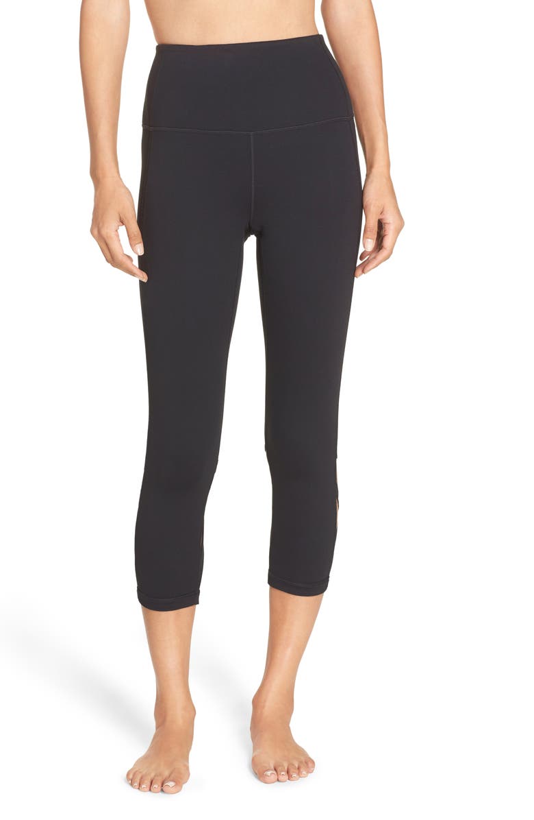 Zella High Waist Camila Crop Leggings, Main, color, 