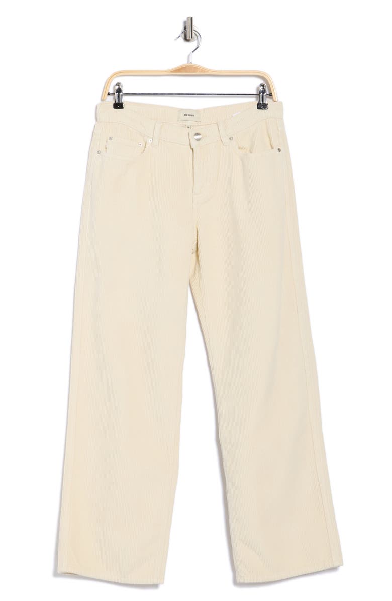 DL1961 Drue Low Rise Straight Leg Corduroy Jeans, Alternate, color, Manilla