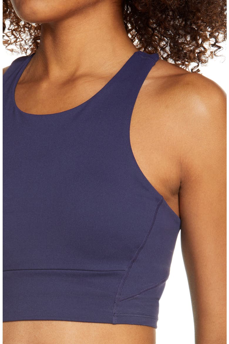 Live In Racerback Bra, Alternate, color, NAVY NIGHTFALL