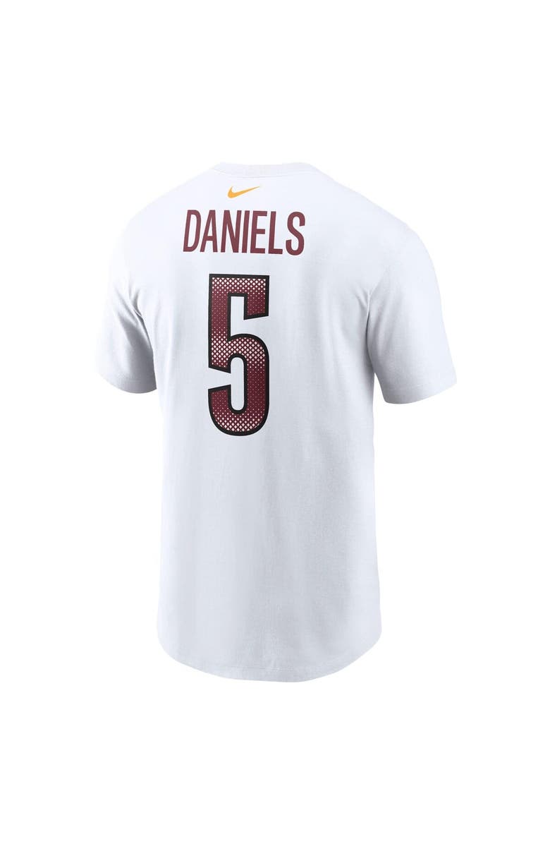 Nike Men's Nike Jayden Daniels White Washington Commanders Name & Number T-Shirt, Alternate, color, White