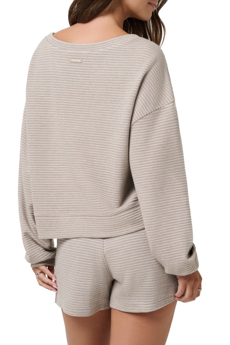 Yacht Me Sweatshirt, Alternate, color, HEATHER ISLAND FOSSIL