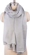SAACHI Cashmere Silk Eyelash Fringe Scarf