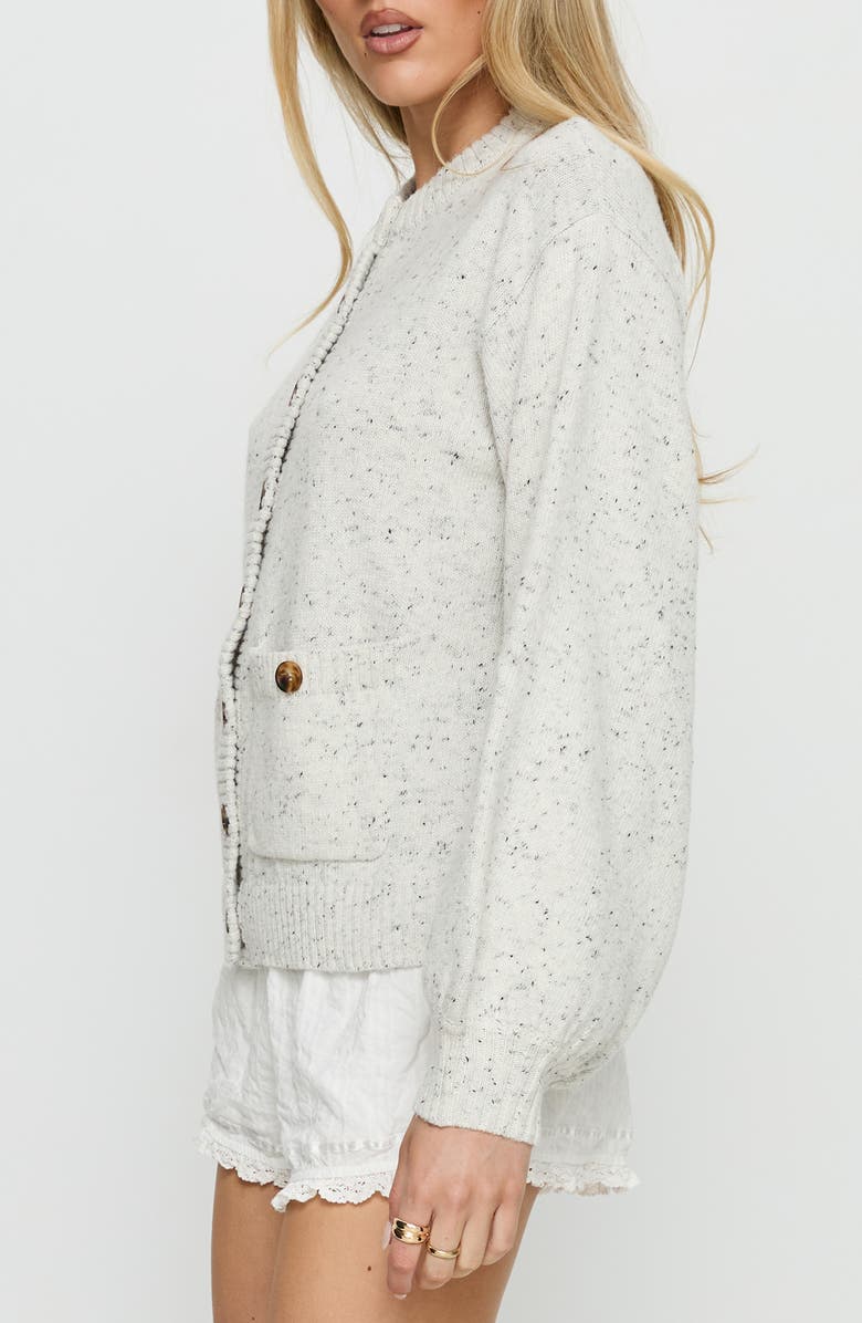 Princess Polly Dorah Cardigan, Alternate, color, Grey