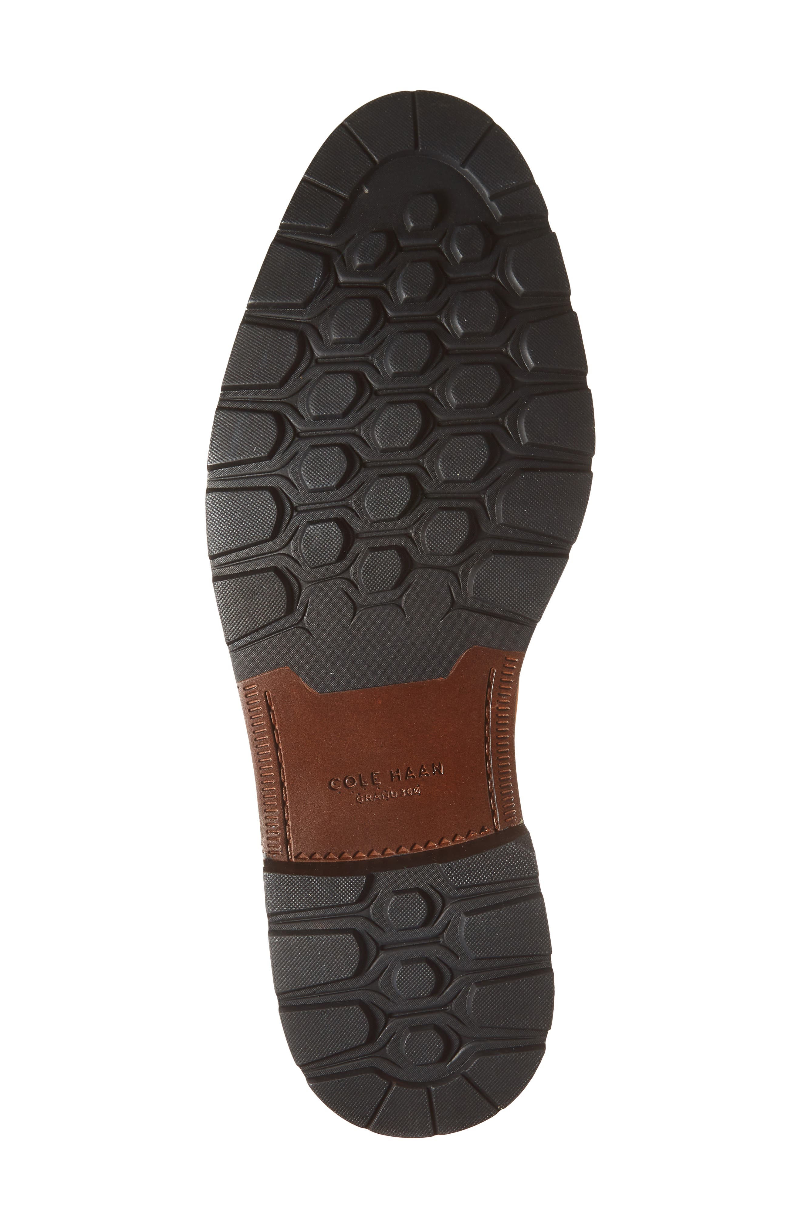 Cole Haan Chamberlin Grand Plain Toe Derby, Alternate, color, British Tan Nubuck / Black