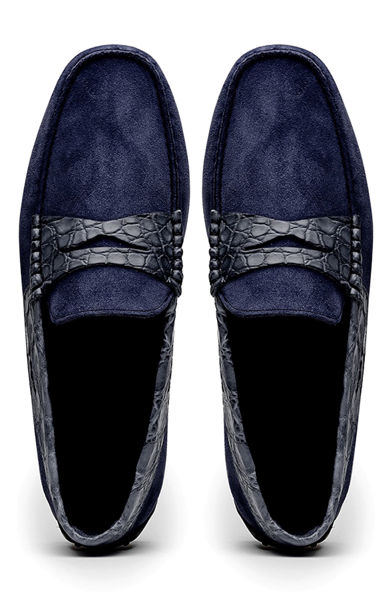 Monza Driving Loafer, Alternate, color, NAVY