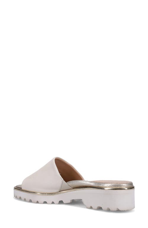 Ron White All Day Heels® Carley Water-resistant Slide Sandal In Ice/platino