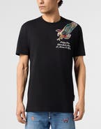 PHILIPP PLEIN Round Neck T-Shirt Eagle Montecarlo Men